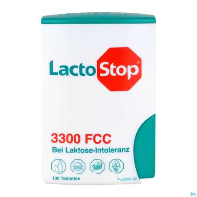 Lactostop Tabl 3300 Fcc 100st, A-Nr.: 4050124 - 05