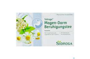 Sie sehen eine Packung Sidroga Tee Doppelkammerbeutel Magen-darm-beruhigung 20st, Produktbild: 01 Sidroga Tee Doppelkammerbeutel Magen-darm-beruhigung 20st, A-Nr.: 4050302 - 01