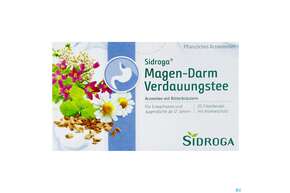 Sie sehen eine Packung Sidroga Tee Doppelkammerbeutel Magen-darm-verdauungstee 20st, Produktbild: 01 Sidroga Tee Doppelkammerbeutel Magen-darm-verdauungstee 20st, A-Nr.: 4034579 - 01