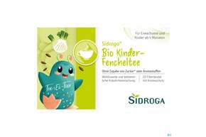 Sidroga Tee Doppelkammerbeutel Bio-kinder-fenchel 20st, A-Nr.: 3628325 - 01