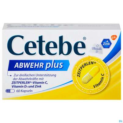 Cetebe Abwehr Plus Kapseln 60st, A-Nr.: 4171098 - 01