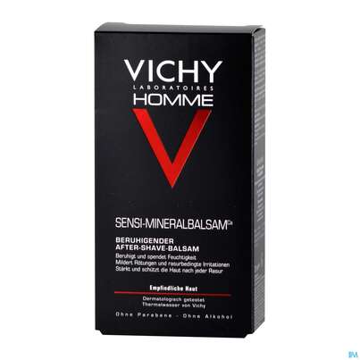 Sie sehen eine Packung Vichy Homme Sensi/balsam/ca 75ml, Produktbild: 05 Vichy Homme Sensi/balsam/ca 75ml, A-Nr.: 3595838 - 05