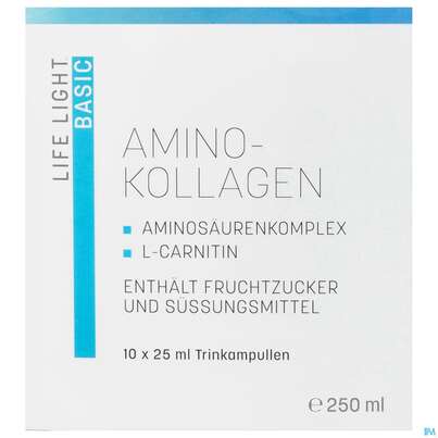 Life Light Ampullen Amino Kollagen +l-carnitin 10st, A-Nr.: 3945540 - 01