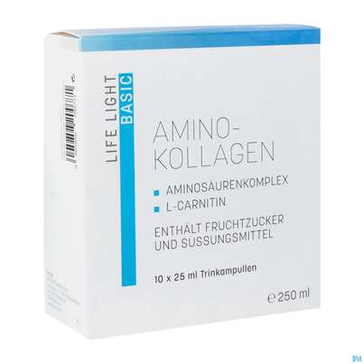 Life Light Ampullen Amino Kollagen +l-carnitin 10st, A-Nr.: 3945540 - 02