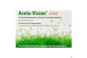 Azela-vision Sine Augentropfen Im Einzeld. Beh. 0,5mg/ml 0,3ml 20st, A-Nr.: 3919956 - 01