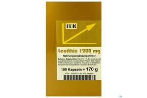 Lecithin Kapseln 1200 -fbk Pharma 100st, A-Nr.: 2048442 - 01