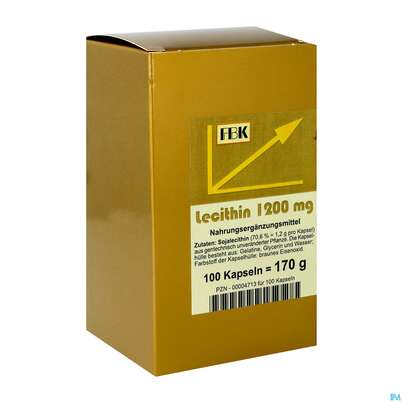 Lecithin Kapseln 1200 -fbk Pharma 100st, A-Nr.: 2048442 - 02