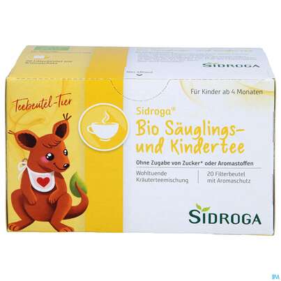 Sidroga Tee Doppelkammerbeutel Bio-saeugling +kinder 20st, A-Nr.: 2026831 - 01