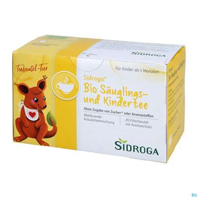 Sidroga Tee Doppelkammerbeutel Bio-saeugling +kinder 20st, A-Nr.: 2026831 - 02