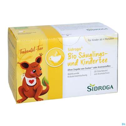 Sidroga Tee Doppelkammerbeutel Bio-saeugling +kinder 20st, A-Nr.: 2026831 - 03