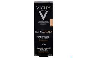 Sie sehen eine Packung Vichy Dermablend Make-up 35 Sand 30ml, Produktbild: 01 Vichy Dermablend Make-up 35 Sand 30ml, A-Nr.: 3044630 - 01