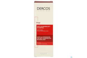 Sie sehen eine Packung Shampoon Vichy/dercos Vital +vitamin +aminexil 200ml, Produktbild: 01 Shampoon Vichy/dercos Vital +vitamin +aminexil 200ml, A-Nr.: 1847394 - 01