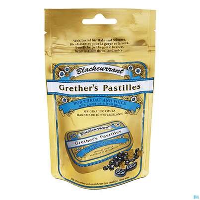 Grether&#039;s Pastilles Blackcurrant Zuckerhaltig 100g, A-Nr.: 2969739 - 02