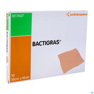 Kompressen Bactigras Paraffingaze 10x 10cm 10st, A-Nr.: 1599393 - 03