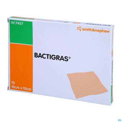 Kompressen Bactigras Paraffingaze 10x 10cm 10st, A-Nr.: 1599393 - 04