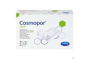 Wundverband Cosmopor Steril Selbstklebend 6x 10cm 25st, A-Nr.: 1526069 - 01