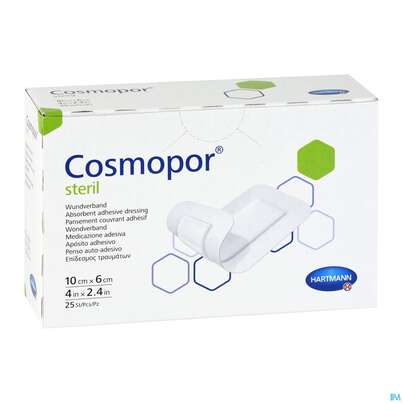 Wundverband Cosmopor Steril Selbstklebend 6x 10cm 25st, A-Nr.: 1526069 - 04