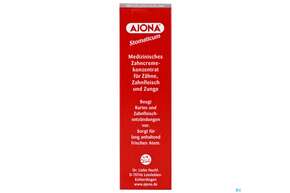 Sie sehen eine Packung Zahnpaste Ajona Stomaticum Rot 25ml, Produktbild: 01 Zahnpaste Ajona Stomaticum Rot 25ml, A-Nr.: 0208278 - 01