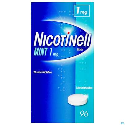 Nicotinell Lutschtabl Mint 1mg 96st, A-Nr.: 1342582 - 01