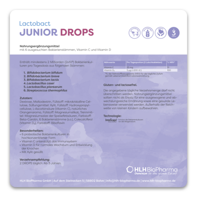 Lactobact JUNIOR DROPS, A-Nr.: 4589231 - 04