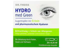 Augentropfen Dr.theiss Hydro Med Green +ectoin/0,35ml 20st, A-Nr.: 5733701 - 01