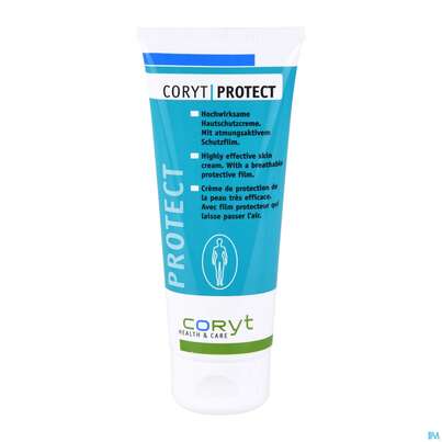 Sie sehen eine Packung Coryt Hautschutzcreme Protect 100ml, Produktbild: 01 Coryt Hautschutzcreme Protect 100ml, A-Nr.: 4731545 - 01