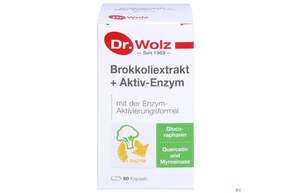 Sie sehen eine Packung Dr.wolz Brokkoliextrakt Kapseln +aktiv-enzym 60563 60st, Produktbild: 01 Dr.wolz Brokkoliextrakt Kapseln +aktiv-enzym 60563 60st, A-Nr.: 5133705 - 01