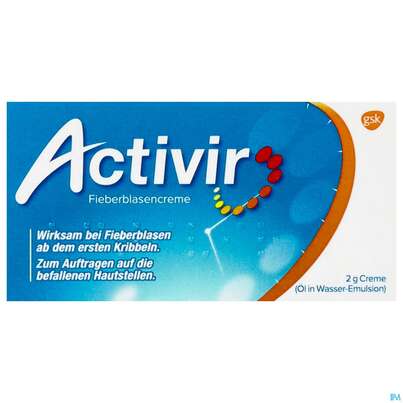 Activir Fieberblasencreme Tube 2g, A-Nr.: 3509750 - 01