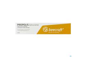 Sie sehen eine Packung Zahnpaste Beecraft Propolis 62005 50ml, Produktbild: 01 Zahnpaste Beecraft Propolis 62005 50ml, A-Nr.: 5214220 - 01