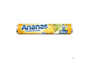 Bloc Traubenzucker Rollen Ananas 42g, A-Nr.: 2256293 - 01