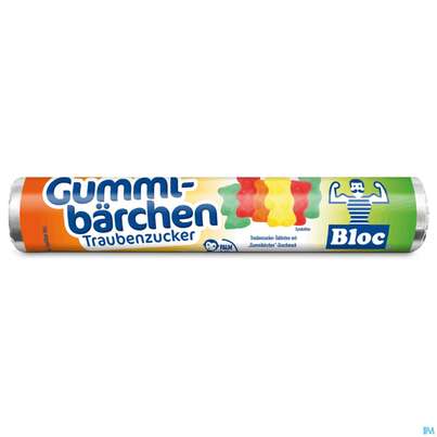 Bloc Traubenzucker Rollen Gummibärchen 42g, A-Nr.: 3996000 - 01