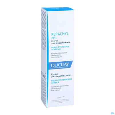 Sie sehen eine Packung Ducray Keracnyl Pp+ Creme Gegen Hautunreinheiten 30ml, Produktbild: 03 Ducray Keracnyl Pp+ Creme Gegen Hautunreinheiten 30ml, A-Nr.: 5564397 - 03