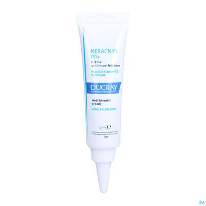Sie sehen eine Packung Ducray Keracnyl Pp+ Creme Gegen Hautunreinheiten 30ml, Produktbild: 06 Ducray Keracnyl Pp+ Creme Gegen Hautunreinheiten 30ml, A-Nr.: 5564397 - 06
