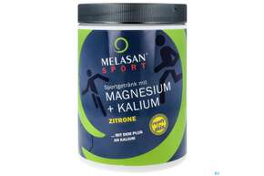 Magnesium +kalium/melasan Sport Sportgetraenk Zitrone 610g, A-Nr.: 4733923 - 01