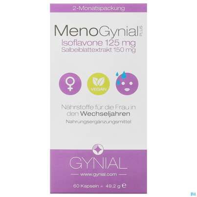 Menogynial Plus Kapseln Isoflavon 125mg 60st, A-Nr.: 5050764 - 01