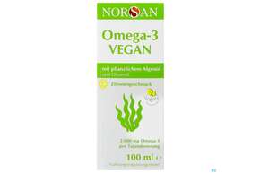 Omega -3 Norsan Oel Vegan Zitr.geschm.,hochd. 100ml, A-Nr.: 4383995 - 01