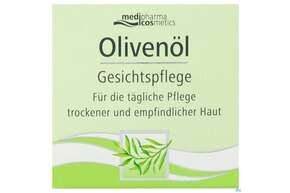 Sie sehen eine Packung Oliven Oel Dr.theiss Gesichtscreme 50ml, Produktbild: 01 Oliven Oel Dr.theiss Gesichtscreme 50ml, A-Nr.: 2664738 - 01