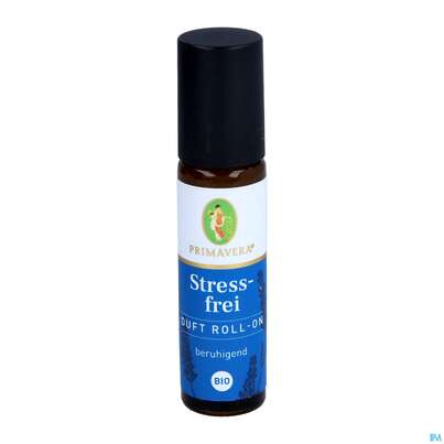 Sie sehen eine Packung Primavera Duft Roll-on Bio Stressfrei 10ml, Produktbild: 03 Primavera Duft Roll-on Bio Stressfrei 10ml, A-Nr.: 3161519 - 03
