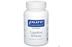 Sie sehen eine Packung Pure Encapsulations Cognitive Aminos 60 Kapseln, Produktbild: 01 Pure Encapsulations Cognitive Aminos 60 Kapseln, A-Nr.: 2785169 - 01