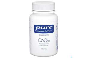 Sie sehen eine Packung Pure Encapsulations Coq10 120mg 60 Kapseln, Produktbild: 01 Pure Encapsulations Coq10 120mg 60 Kapseln, A-Nr.: 2380490 - 01