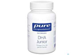 Sie sehen eine Packung Pure Encapsulations Dha Junior 60 Kapseln, Produktbild: 01 Pure Encapsulations Dha Junior 60 Kapseln, A-Nr.: 4068992 - 01
