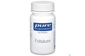 Sie sehen eine Packung Pure Encapsulations Folsäure 60 Kapseln, Produktbild: 01 Pure Encapsulations Folsäure 60 Kapseln, A-Nr.: 2329980 - 01