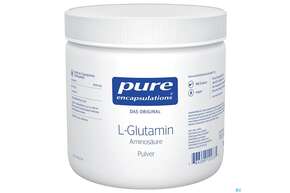 Sie sehen eine Packung Pure Encapsulations l-glutamin Pulver 186g, Produktbild: 01 Pure Encapsulations l-glutamin Pulver 186g, A-Nr.: 5201571 - 01
