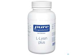 Sie sehen eine Packung Pure Encapsulations l-lysin Plus 90 Kapseln, Produktbild: 01 Pure Encapsulations l-lysin Plus 90 Kapseln, A-Nr.: 4735431 - 01
