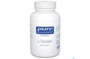 Sie sehen eine Packung Pure Encapsulations l-tyrosin 90 Kapseln, Produktbild: 01 Pure Encapsulations l-tyrosin 90 Kapseln, A-Nr.: 3741464 - 01