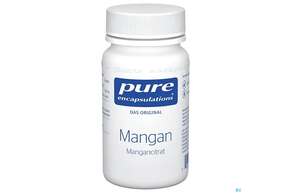 Sie sehen eine Packung Pure Encapsulations Mangan 60 Kapseln, Produktbild: 01 Pure Encapsulations Mangan 60 Kapseln, A-Nr.: 3015999 - 01