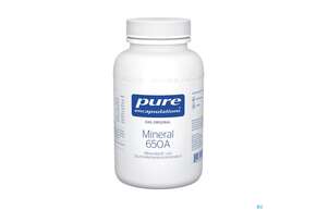 Sie sehen eine Packung Pure Encapsulations Mineral 650a 180 Kapseln, Produktbild: 01 Pure Encapsulations Mineral 650a 180 Kapseln, A-Nr.: 3016013 - 01