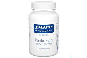 Sie sehen eine Packung Pure Encapsulations Pankreatin Enzym Formel 60 Kapseln, Produktbild: 01 Pure Encapsulations Pankreatin Enzym Formel 60 Kapseln, A-Nr.: 2382980 - 01
