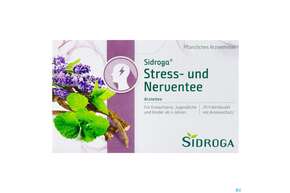 Sie sehen eine Packung Sidroga Tee Doppelkammerbeutel Stress +nerven 20st, Produktbild: 01 Sidroga Tee Doppelkammerbeutel Stress +nerven 20st, A-Nr.: 4039832 - 01