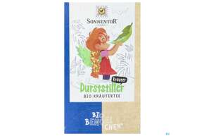 Sie sehen eine Packung Sonnentor Kraeutertee Bio-bengelchen Durststiller 02633 18st, Produktbild: 01 Sonnentor Kraeutertee Bio-bengelchen Durststiller 02633 18st, A-Nr.: 5095287 - 01